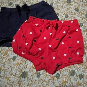 (2) for the price of one, baby girl shorts
